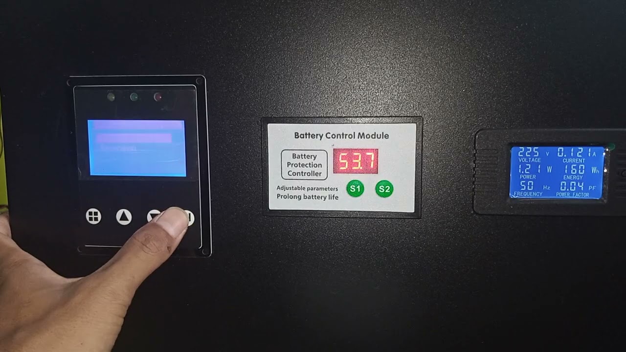 2603048JNCP1NU Test uji kit inverter paket lengkap dengan box panel 5kW 48V Plus MPPT