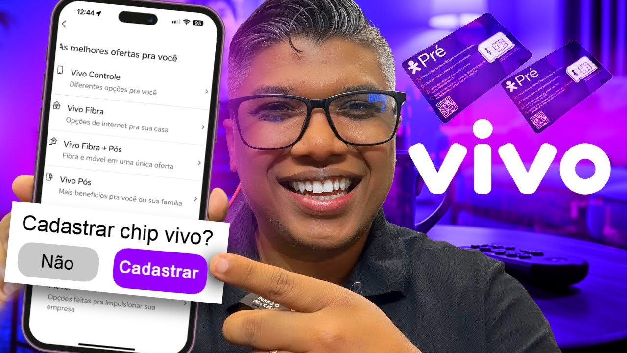 COMO ATIVAR e CADASTRAR o CHIP da VIVO no Celular! Atualizado - YouTube
