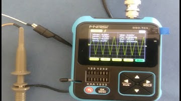 DSO-TC3 Oscilloscope Test with Signal Generator - Signal Test - Sine wave, Saw Wave