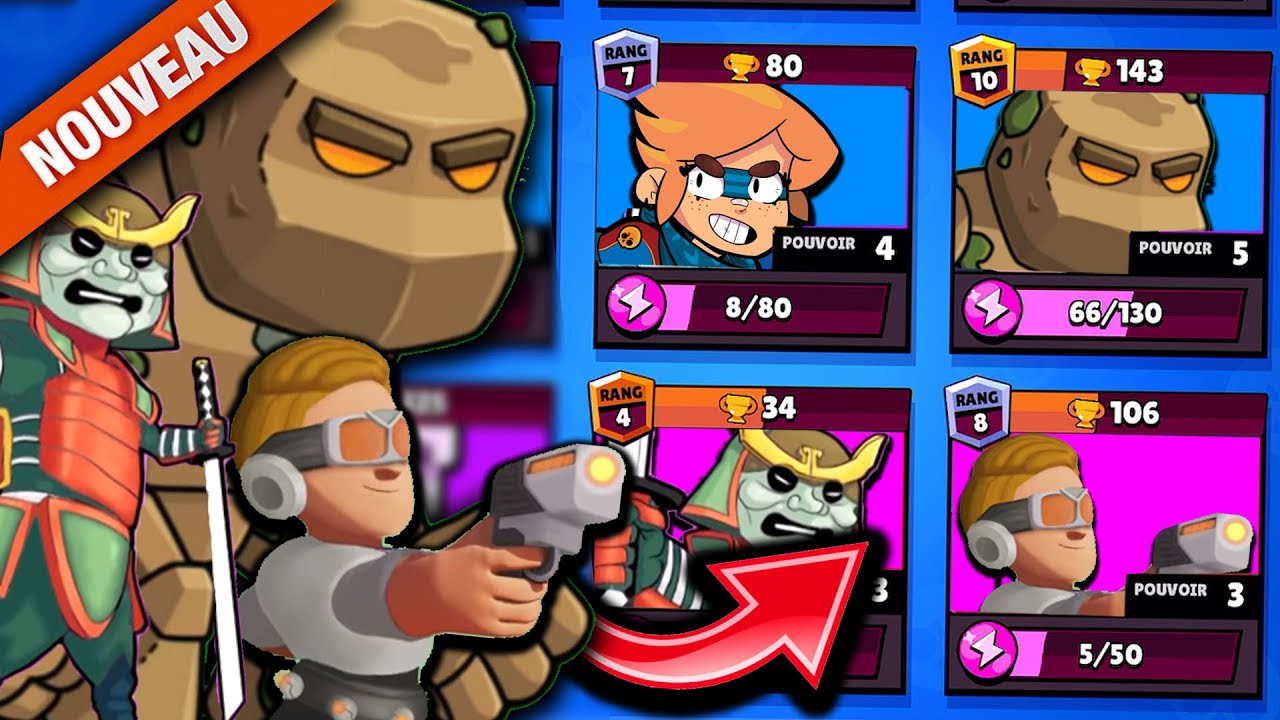 Brawl Star 7 Nouveaux Brawler Dans La Prochaine Mise A Jour Concept Youtube - jeux de guerre brawl stars