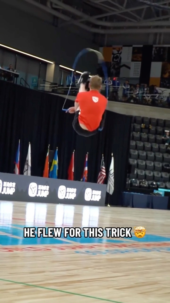 Did not expect him to jump so high ?