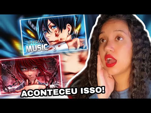 2 em 1 - Enygma - Frio | Aki Hayakawa (Chainsaw Man)  e Mistery - Sob Meu Controle [REACT]