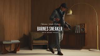 The Barnes Sneaker in Polo Brown Suede