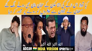 Heart Touching Voice Azan | Indian Bollywood Star Crying  | Reaction On Midy Tanjung
