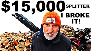 I BROKE A NEW $15,000 WOLFE RIDGE SPLITTER!