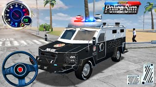 Police Sim 2022 Cop Simulator | Police SWAT Truck Driving For Chasing Robbers | Android GamePlay screenshot 5