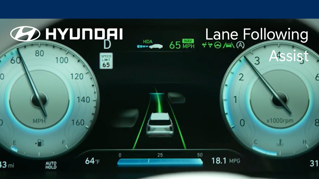 Lane Following Assist  Hyundai  YouTube