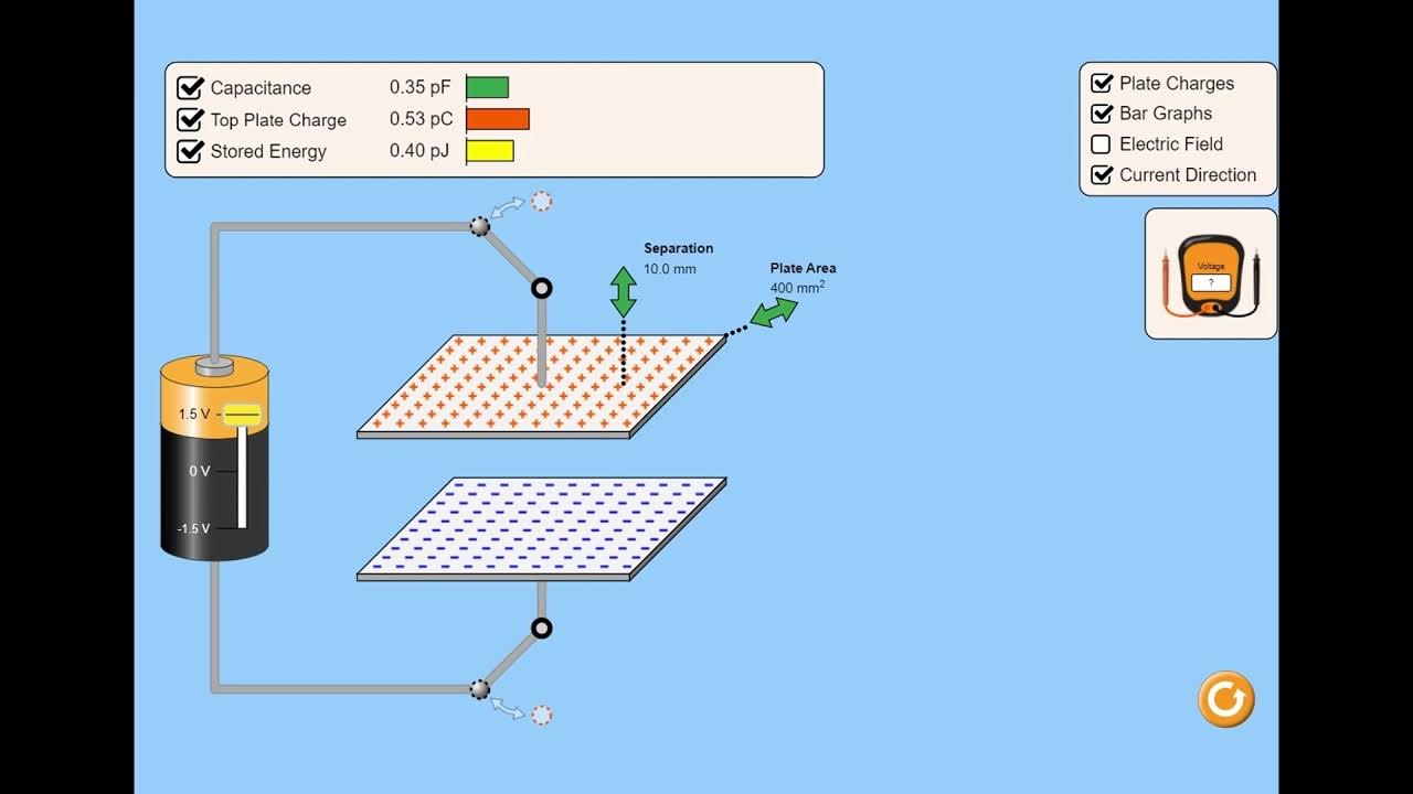 Science Game for Grades 68 Electric and Forces Capacitor