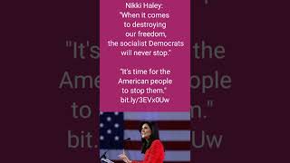 Nikki Haley: When it comes to destroying our freedom #shorts
