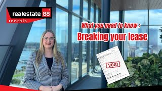 Realestate 88 explains: What You Need to Know about Breaking your Lease