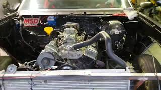 Sbc 350..375hp..fresh topend..new 292h cam..for sale..ported heads..