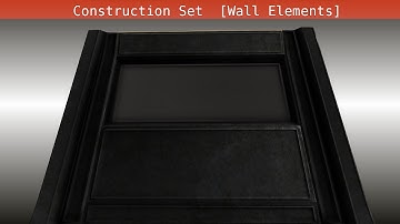 Modular Sci Fi-Set Wip 119  [Blender 2.75a] - Wall elements