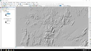 How to create hillshade in ArcGIS