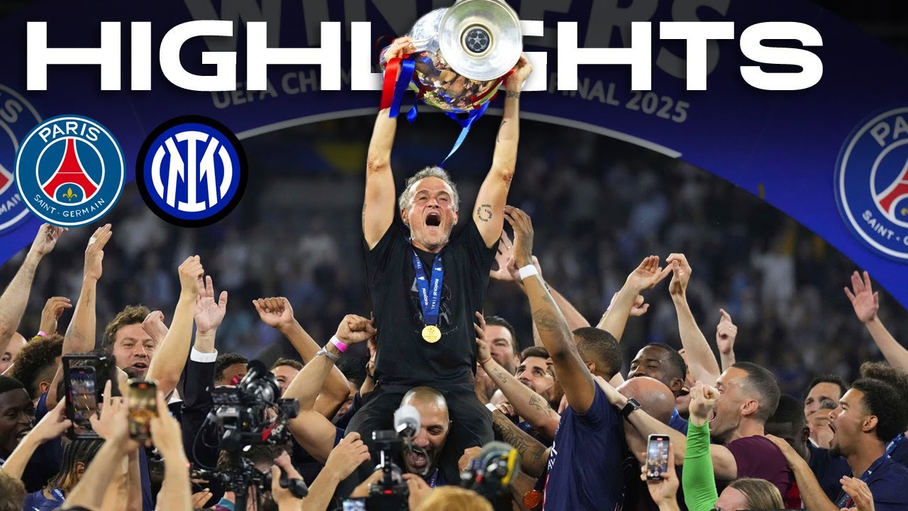 ¡PSG CAMPEON! PSG vs Inter 5-0 | Final UCL 2025 | Highlights & Goals