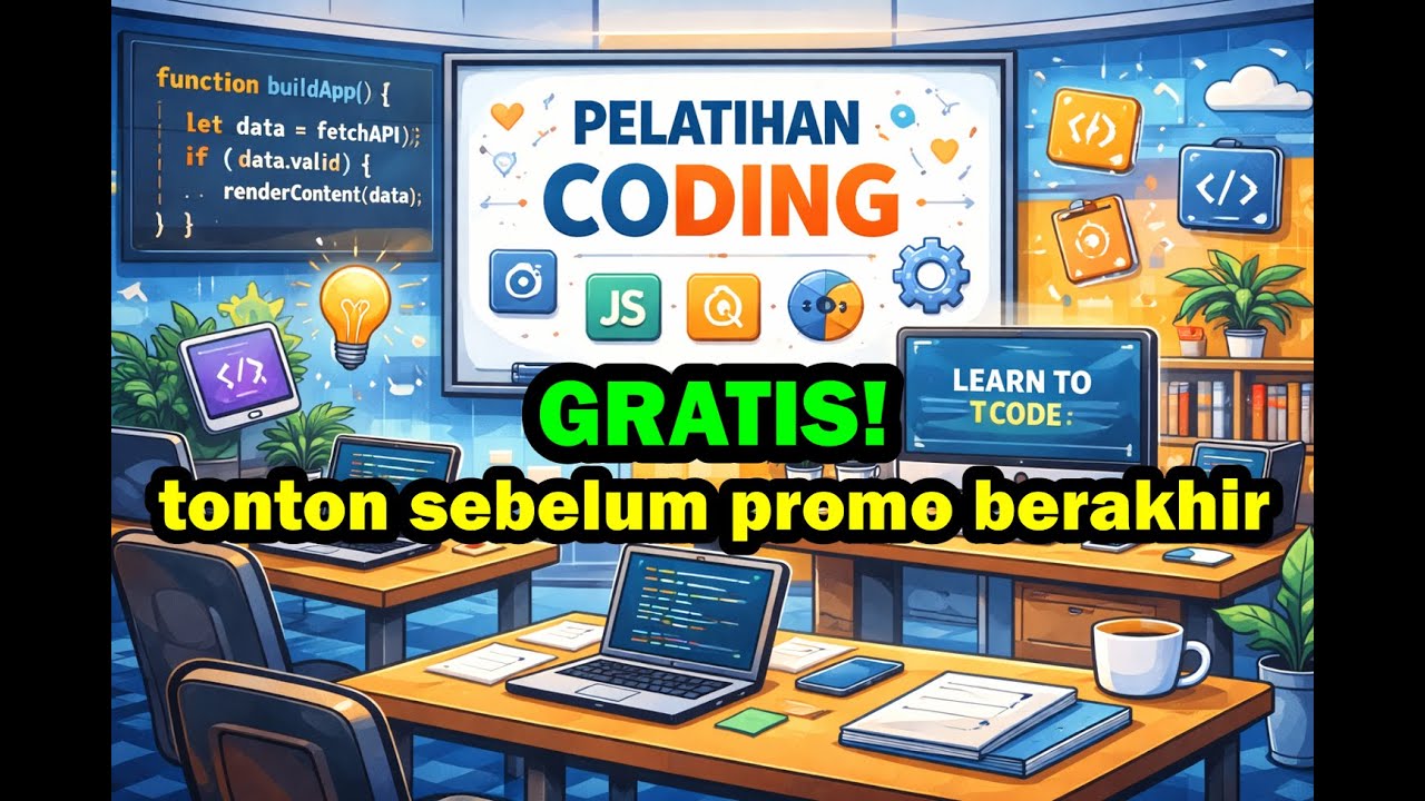 PELATIHAN CODING & APLIKASI UJIAN ANTI CURANG BERBASIS SMARTPHONE GRATIS (TONTON SEBELUM BERAKHIR!)