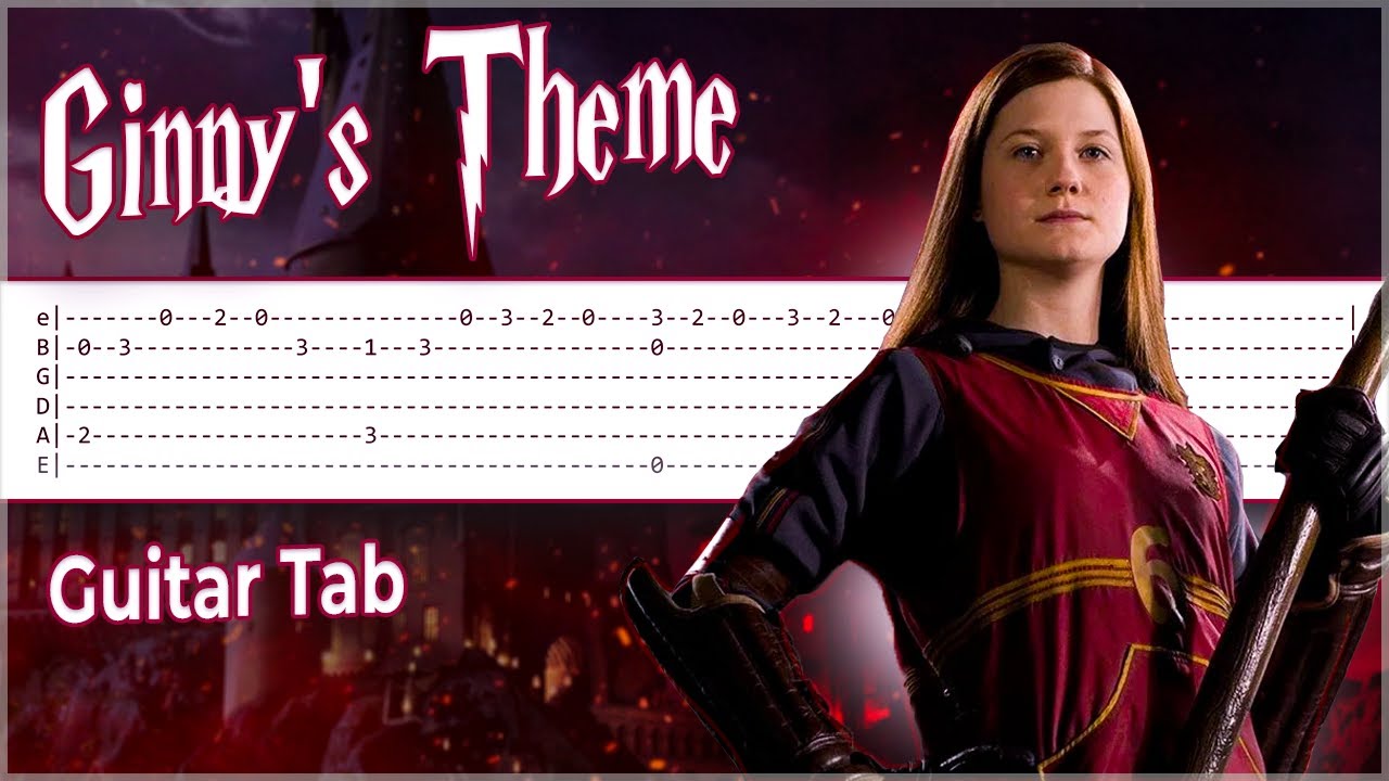 When Ginny Kissed Harry | Guitar Tab/Tutorial | Harry Potter theme