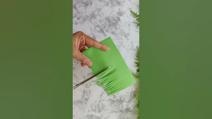 How to make paper grass | #papercraft | #shorts | #shortsvideo |  #trendingshorts