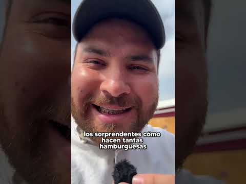 Probando las hamburguesas virales de $39 pesos/$2 dólares en el lugar de MAX 🍔😍