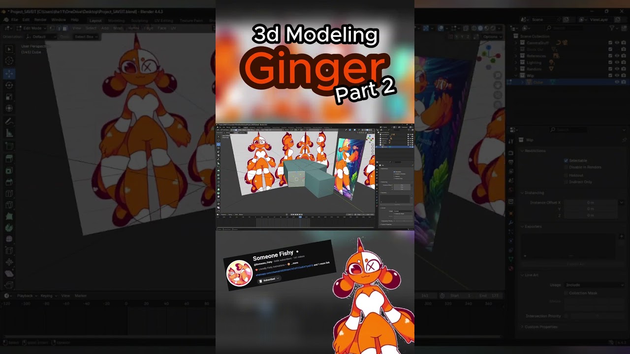 Modeling Ginger from the  