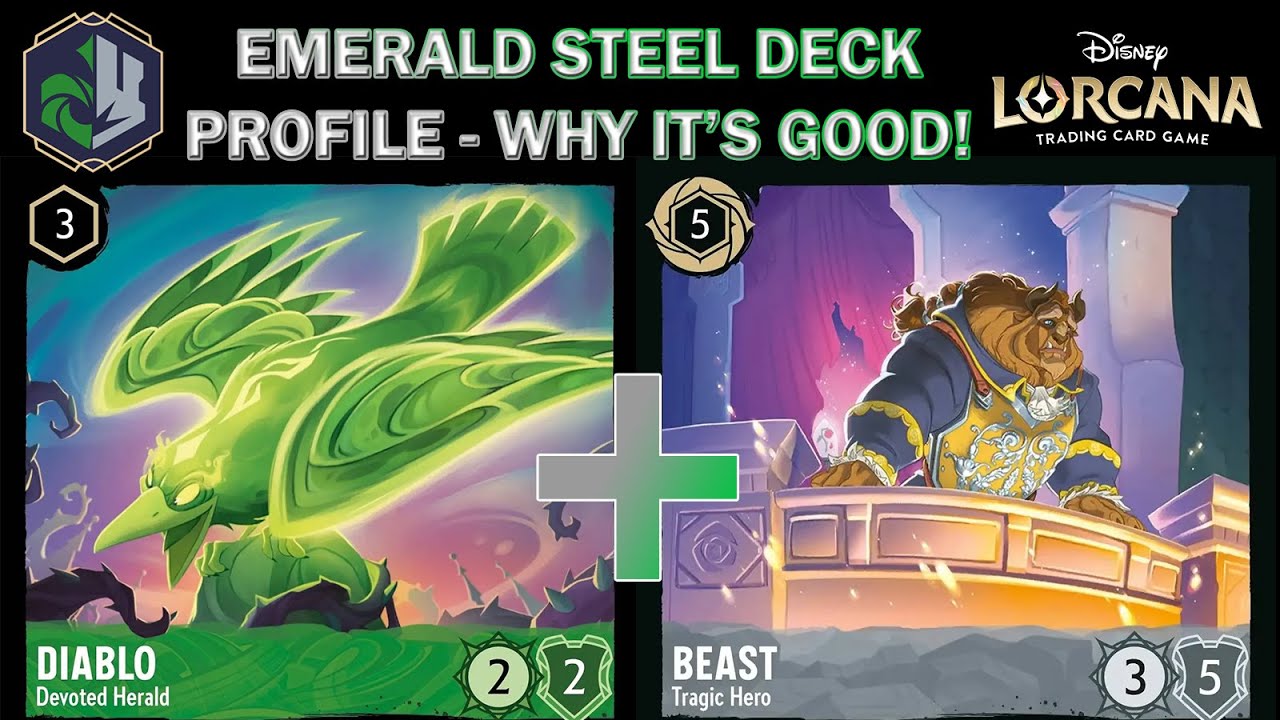lorcana emerald steel starter deck Lorcana - Whispers in the Well