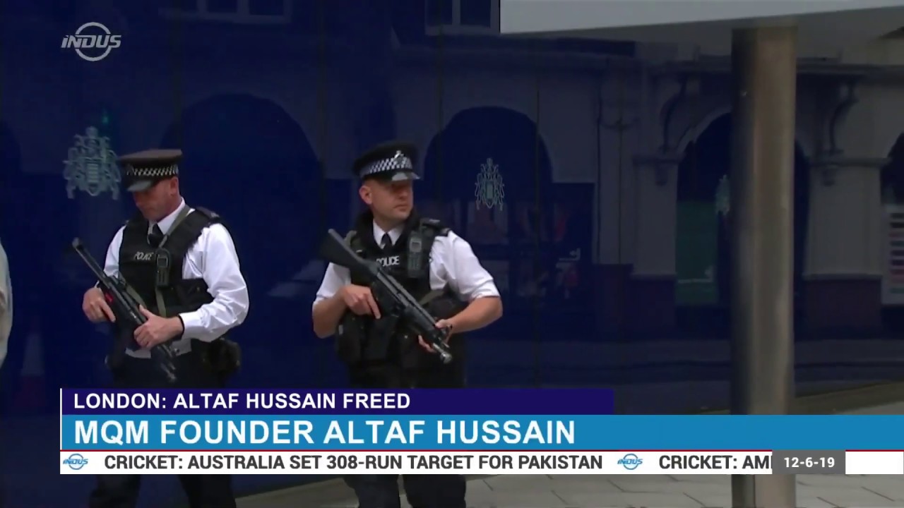 Scotland Yard has freed exiled Pakistani politician Altaf Hussain | Indus News