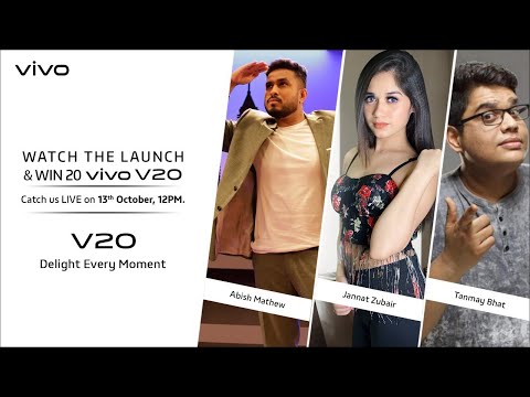 #vivoV20 | Join me LIVE and win 20 vivo V20s