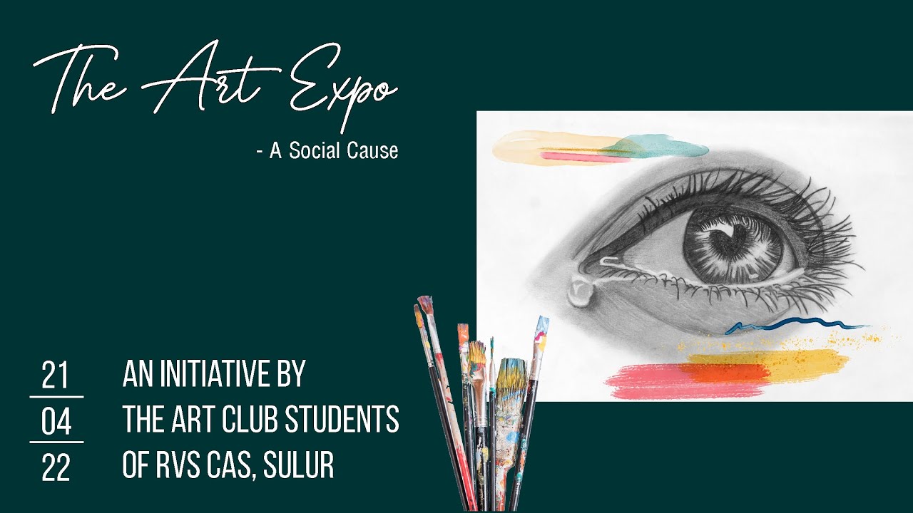 Art Expo | RVS Yuva Artistry | A Social Cause Initiative by Art Club Students of RVS CAS, Sulur.