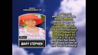 Mary Stephen short