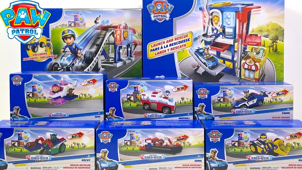 NEW Paw Patrol SEARCH & RESCUE 2026 Toy Collection Unboxing Review | ASMR