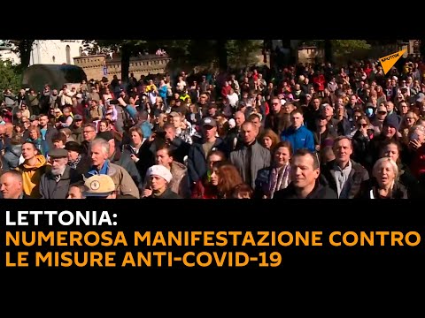 Lettonia: numerosa manifestazione contro le misure anti-?ovid-19