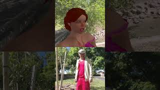 Grand Theft Auto 6 in Mixed Reality - My Virtual Family Pets a Duck