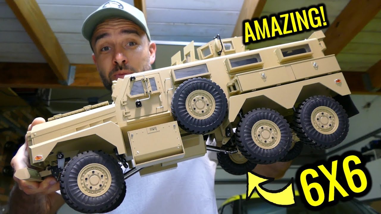 U.S MILITARY COUGAR 6X6 MRAP RC CAR - HG P602 1/12 - YOU NEED TO