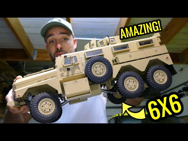 U.S MILITARY COUGAR 6X6 MRAP RC CAR - HG P602 1/12 - YOU NEED TO