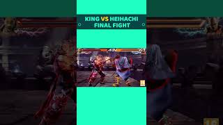 king vs heihachi, last seconds were shocking tekken 7😳 #shorts