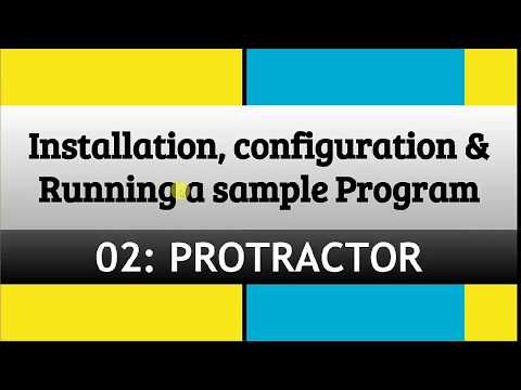 Protractor Installation -