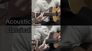 Acoustic vs Classical — More Than Words (Extreme) @sungminleeguitars