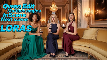 AI Camera Shots and Camera Angles Qwen Edit LORAs Multiple-angles NextScene InScene Free ComfyUI