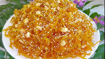 MỨT GỪNG DẺO/ Cách Làm MỨT GỪNG SỢI DẺO Trong Veo Thơm Ngon Đậm Đà Hương Vị Tết/Món Ngon Ngày Tết.