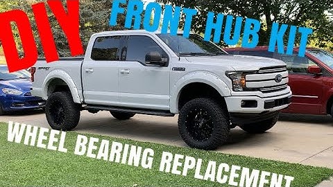 2018 Ford F150 Front Wheel Bearing/Hub Replacement DIY How to
