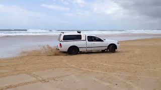 Ford Falcon RTV Ute Off Road Diff Lock Beach Circle Work Test
