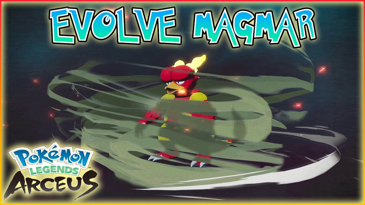 How To Evolve Magmar Legends Arceus - YouTube