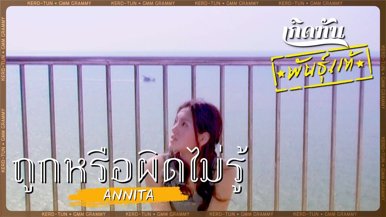 ปกเพลง ถูกหรือผิดไม่รู้ — ANNITA