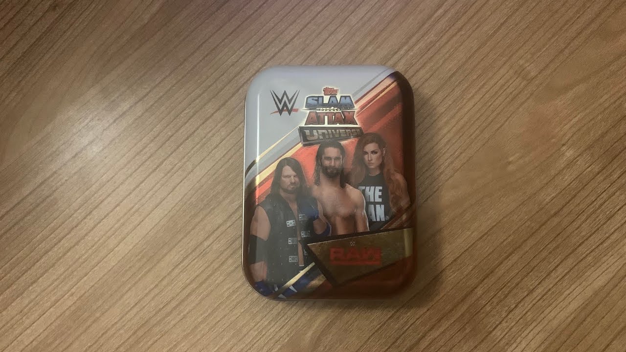 Topps-WWE SLAM ATTAX Live-Mini Tin 3er Set