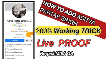 How to add Aditya pratap singh 1 Nov / Aditya pratap ko kaise add kare