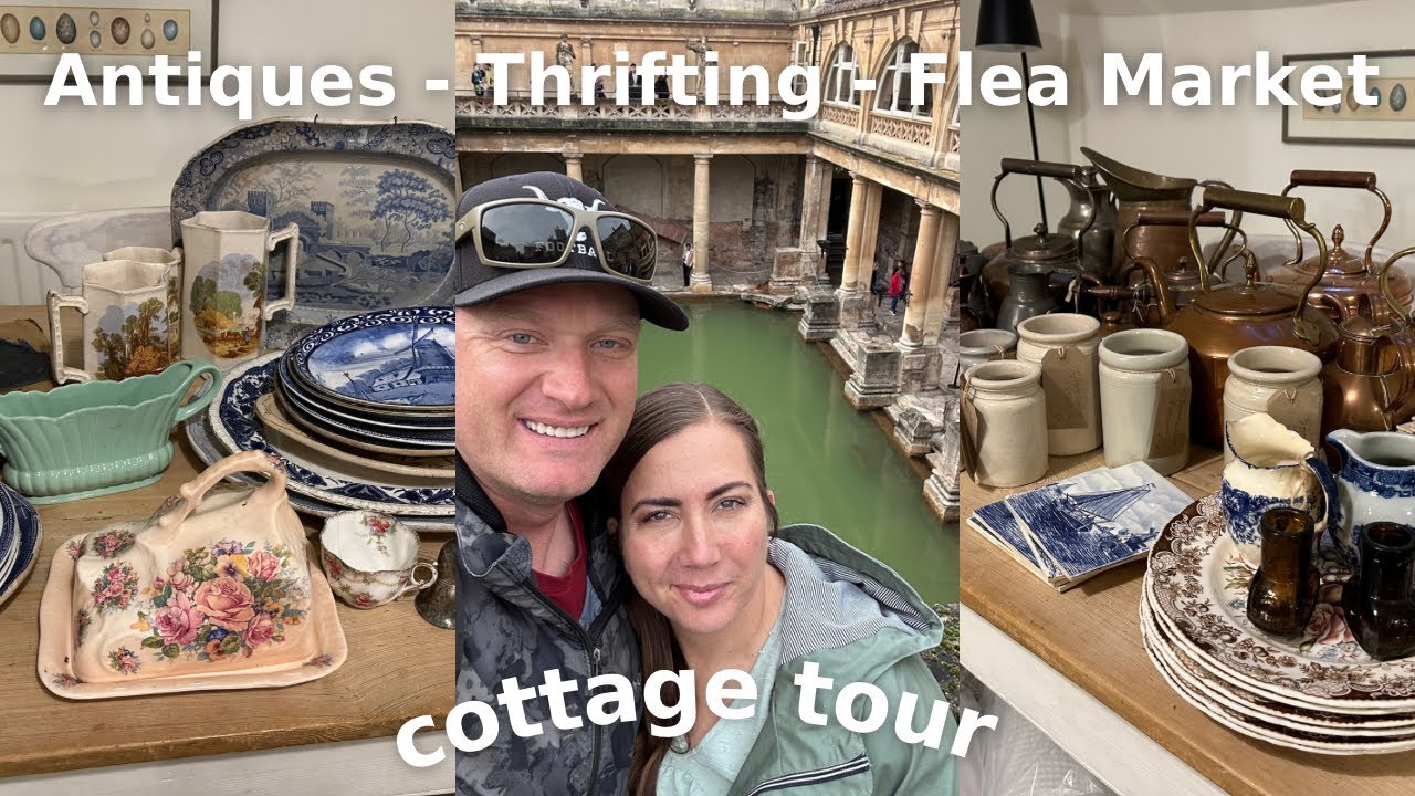 Mega Antique Haul - Cottage Loft Tour - Thrift Stores & Flea Markets in England - Reselling