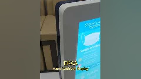 Automatic hand sanitiser display