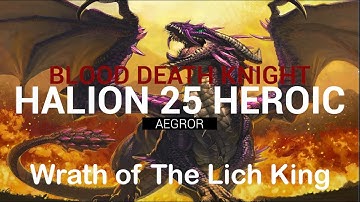 Shadow Realm Tanking | Blood Death Knight | Halion 25 Heroic | Wrath of the Lich King | Ruby Sanctum