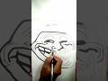 Troll face drawing | realistic Drawing 🔥💥|3D drawing | #trollfacedrawing | #shortsvideo #virul #trol