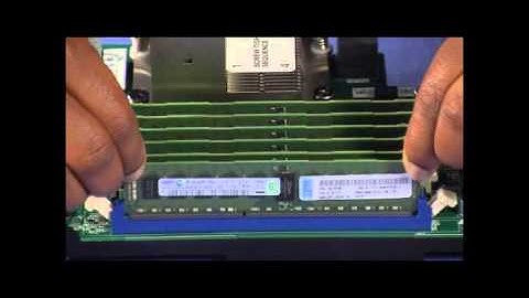 IBM System x 3300 M4 Installing a DIMM