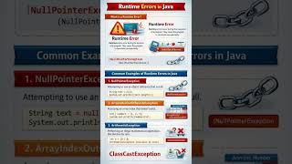 Runtime error in java #icse #java #computereducation